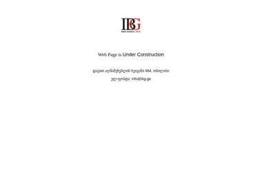ibg.ge-ის ეკრანის სურათი