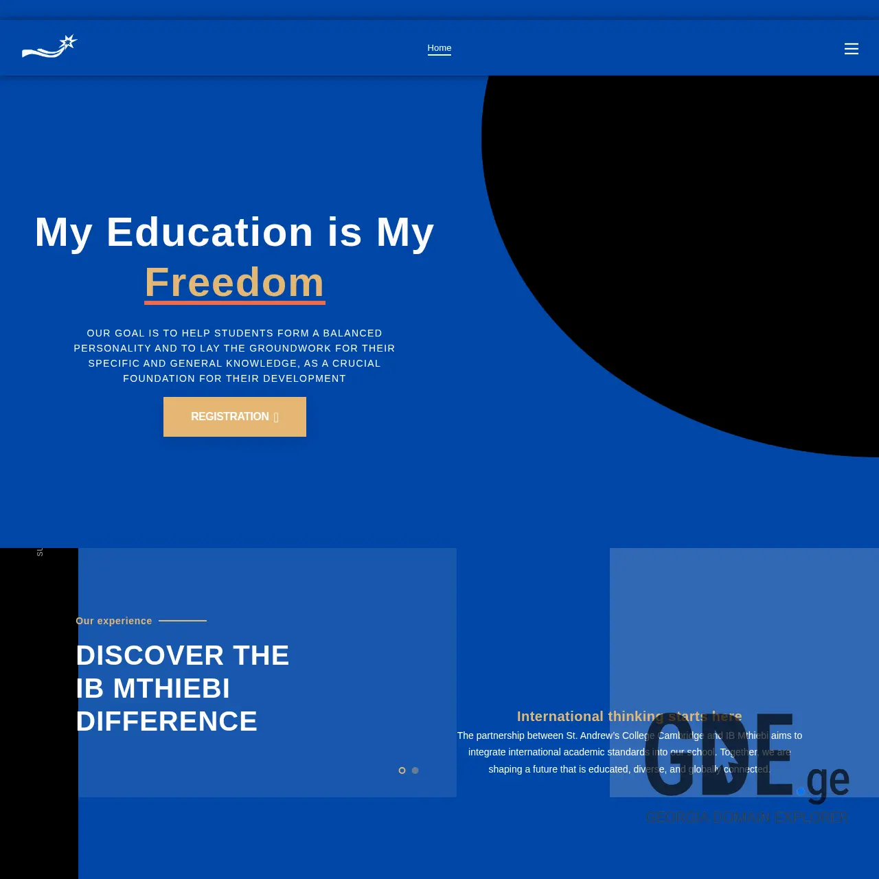 Screenshot of the site ibmthiebi.ge at 2025-12-20