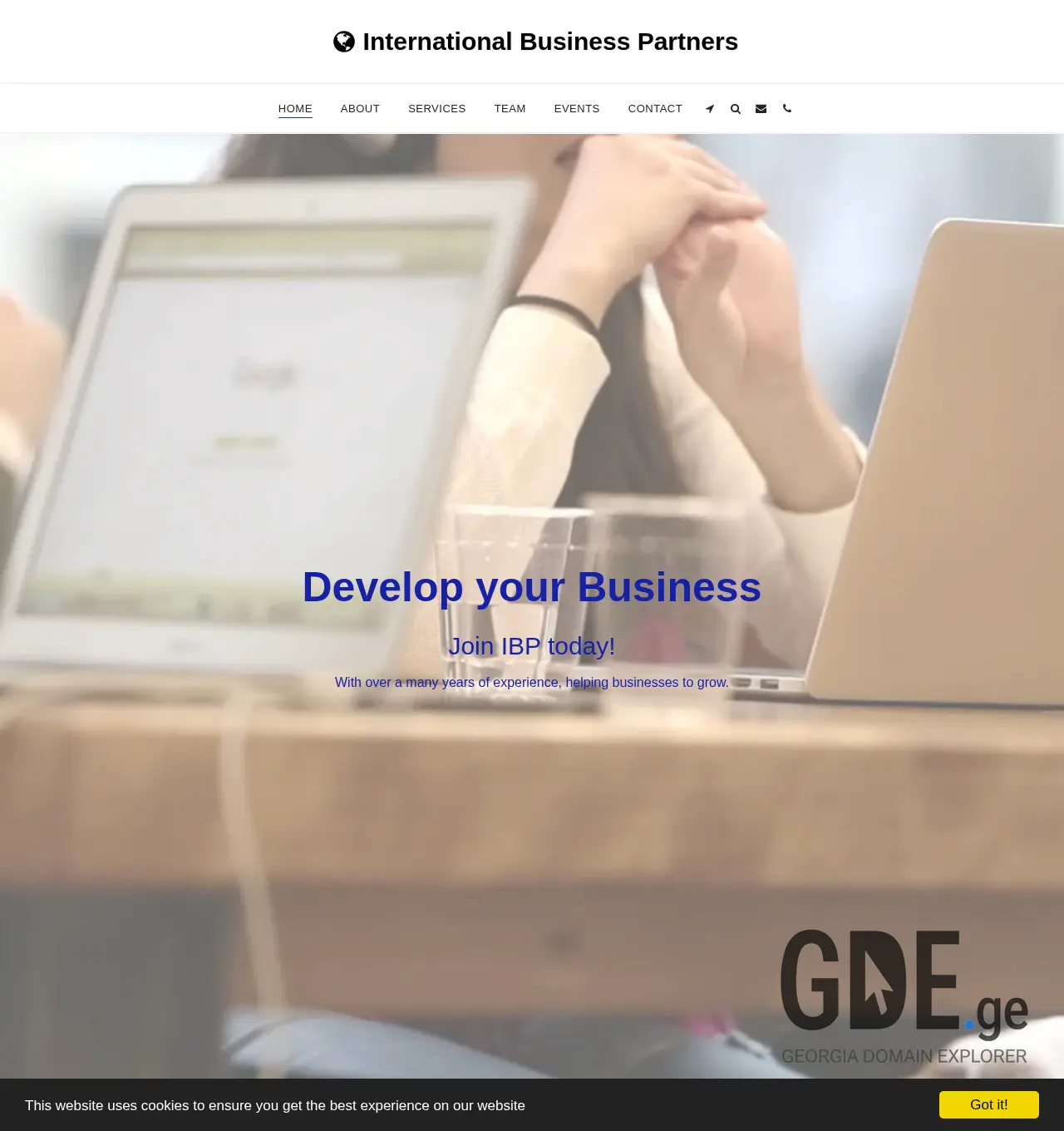 Screenshot of the site ibp.ge at 2025-11-30