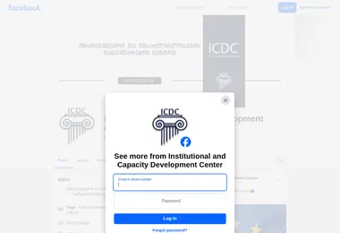 Скриншот icdc.ge