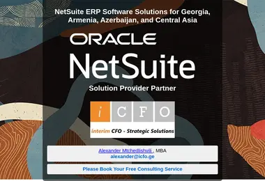 Screenshot of icfo.ge