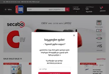 Screenshot of icom.ge