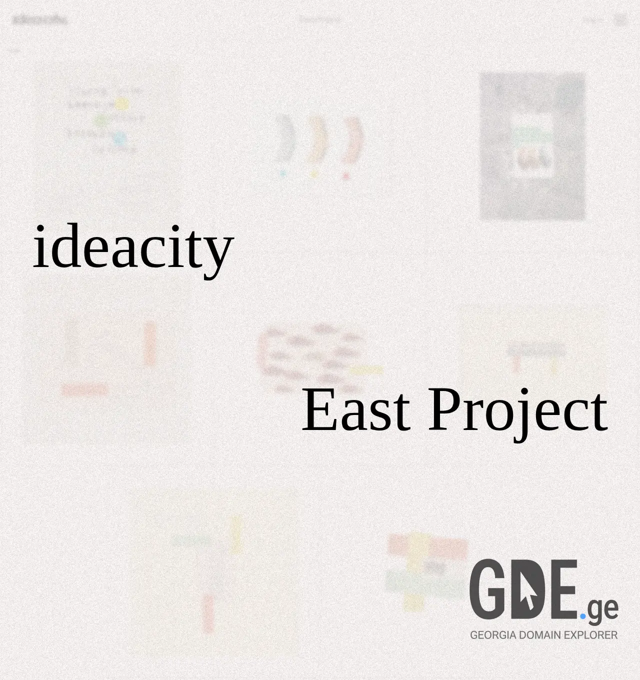 Screenshot of the site ideacity.ge at 2025-11-30