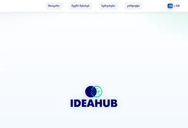 Скриншот ideahub.ge