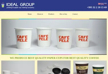 Screenshot of idealgroup.ge
