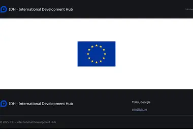 Screenshot of idh.ge