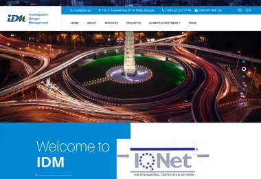 Screenshot of idm.ge