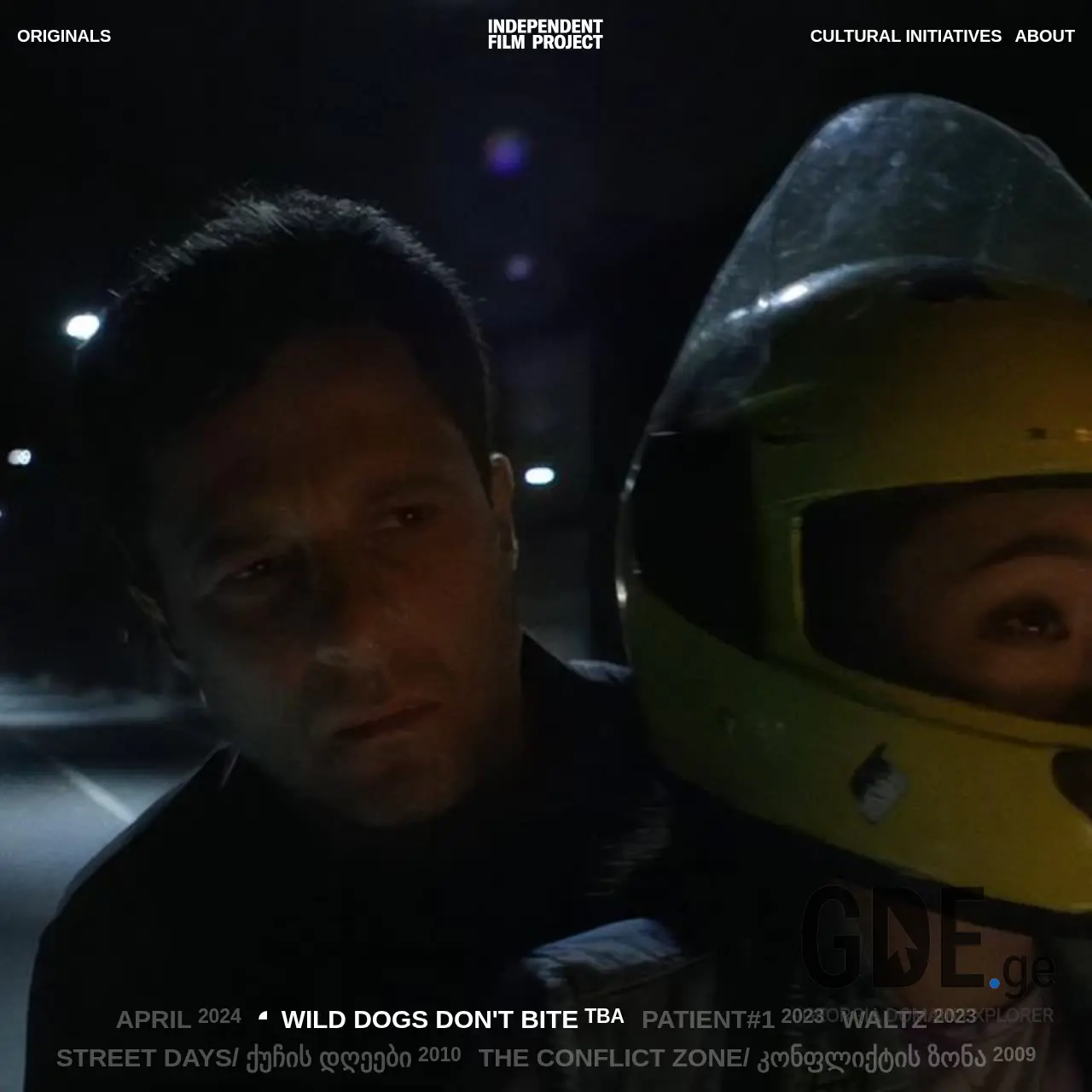 Screenshot of the site ifp.ge at 2025-12-10