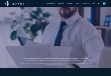 Screenshot of iglawoffice.ge