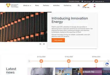Screenshot of iitech.ge