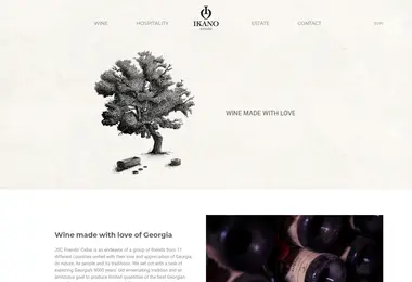 Screenshot of ikanoestate.ge