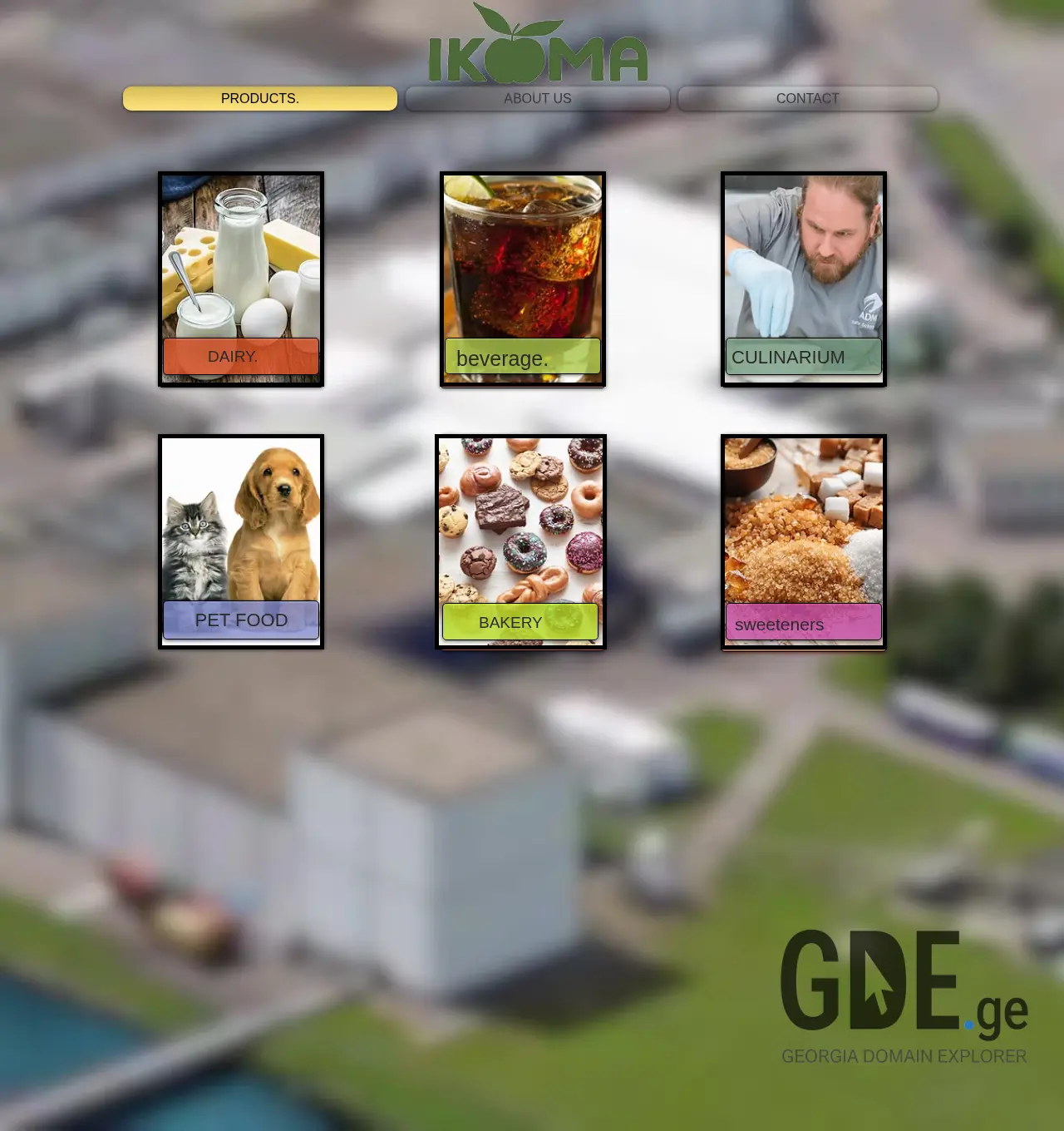 Screenshot of the site ikoma.ge at 2025-11-30