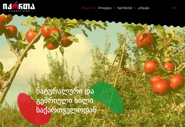 ikorta-agro.ge-ის ეკრანის სურათი
