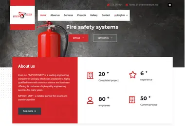 Screenshot of imep.ge
