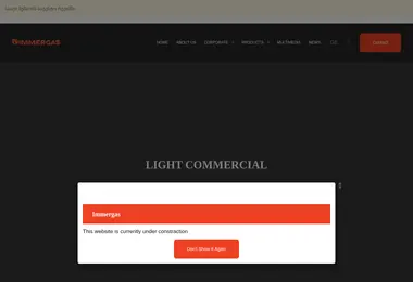 Screenshot of immergas.ge