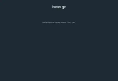 Screenshot of immo.ge
