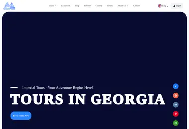 Screenshot of imperialtours.ge