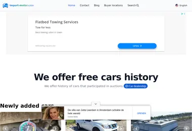 Screenshot of importmotor.ge