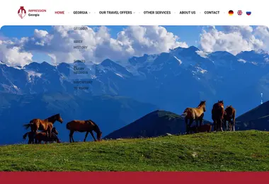 Screenshot of impression-georgia.ge