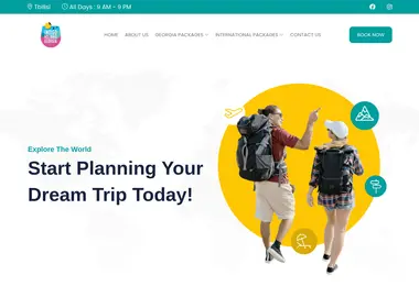 Screenshot of indigoholidays.ge
