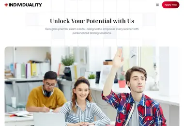 Screenshot of individuality.ge