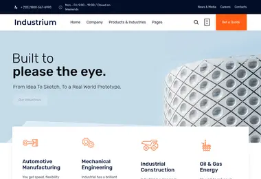 Скриншот industrium.ge