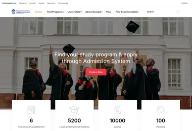 info.edu.ge-ის ეკრანის სურათი