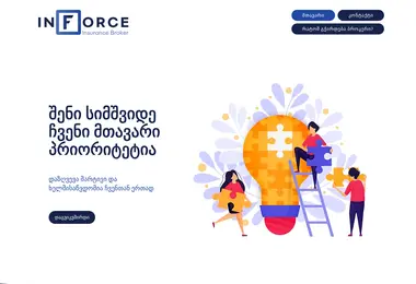 Screenshot of inforce.ge