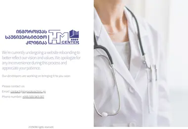 Screenshot of ingorokvaclinic.ge
