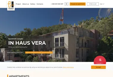 Скриншот inhausdevelopment.ge