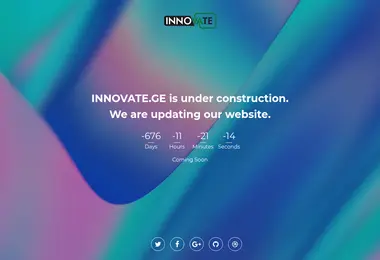 Скриншот innovate.ge