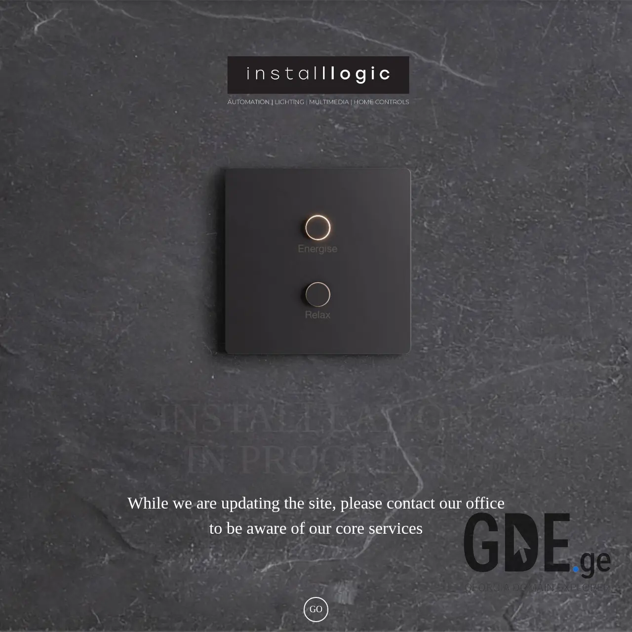 Screenshot of the site installlogic.ge at 2025-12-09