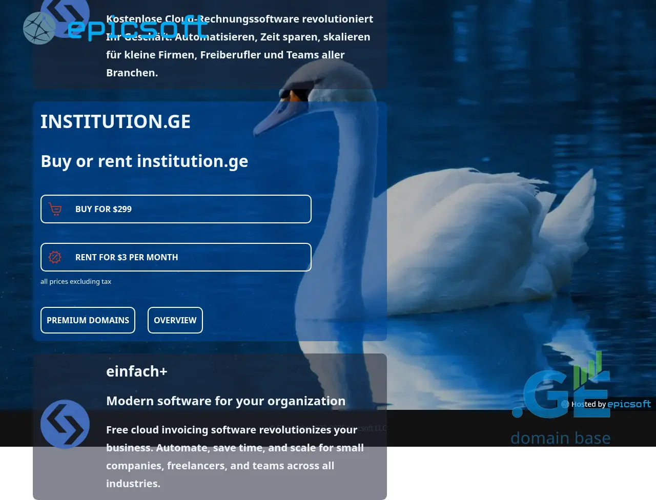 Screenshot of the site institution.ge