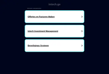 Screenshot of intech.ge