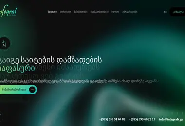 Screenshot of integrals.ge