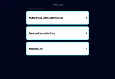 Скриншот intelc.ge
