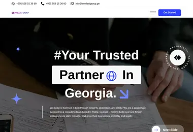 Скриншот intellectgroup.ge