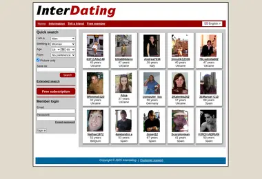 Screenshot of interdating.ge