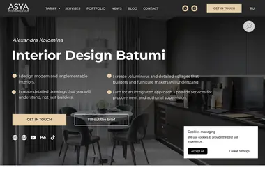 Screenshot of interior-design.ge