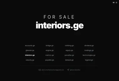 Screenshot of interiors.ge