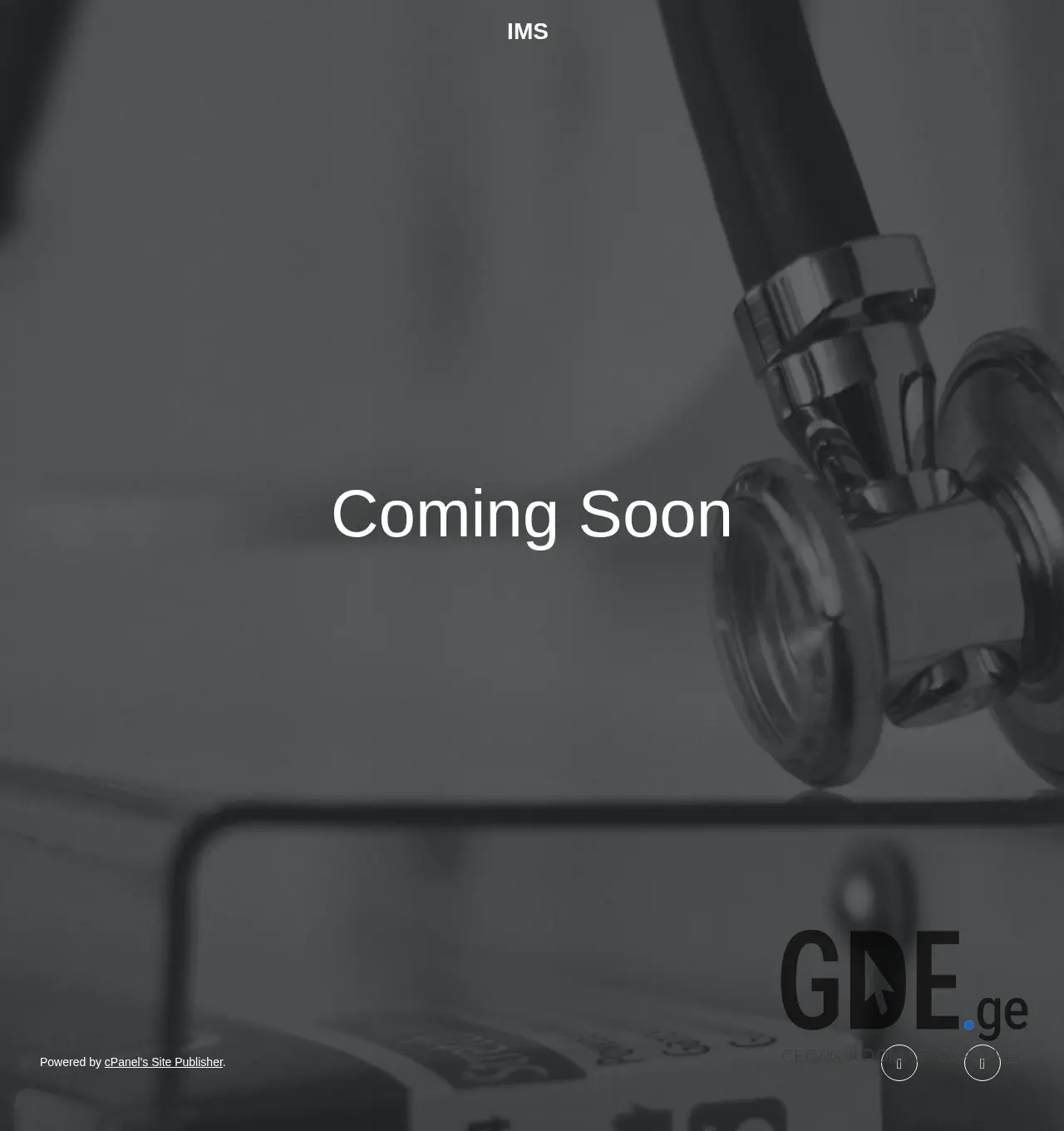 Screenshot of the site intermedservice.ge at 2025-12-02