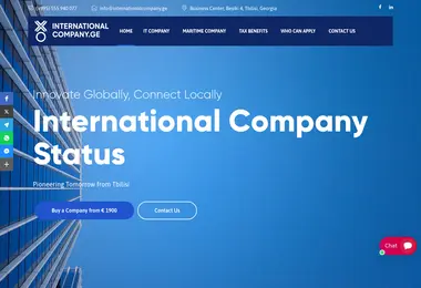 Screenshot of internationalcompany.ge