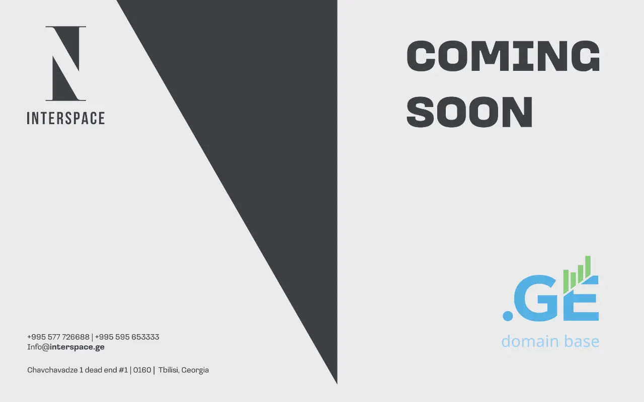Screenshot of the site interspace.ge