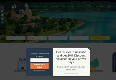 Screenshot of intours.ge
