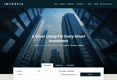 Screenshot of investia.ge