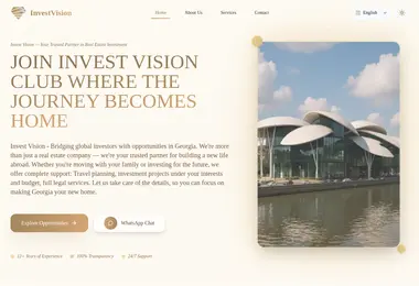 investvision.ge-ის ეკრანის სურათი