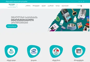 Screenshot of invet.ge