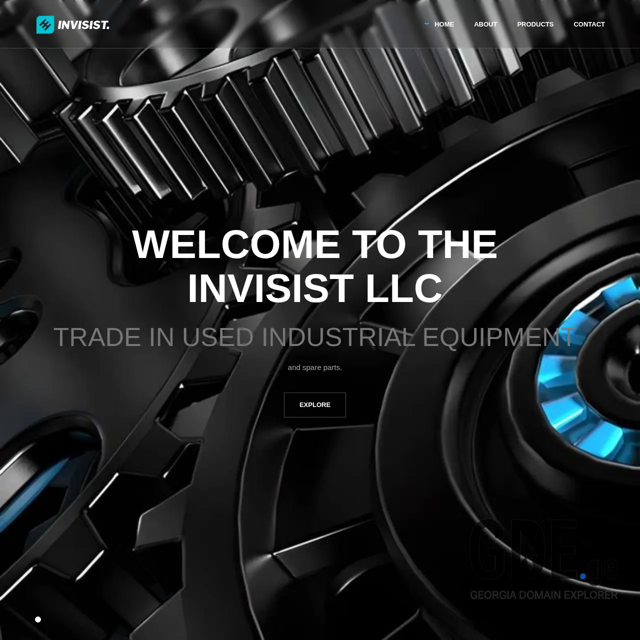 Screenshot of the site invisist.ge at 2025-12-10