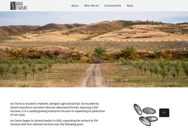 Screenshot of iorifarms.ge