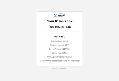 Скриншот ip4.ge